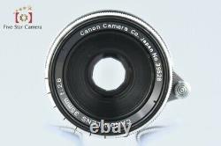 Very Good! Canon 35mm f/2.8 L39 LTM Leica Thread Mount