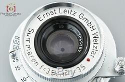 Very Good! Leica SUMMARON 35mm f/3.5 L39 LTM Leica Screw Mount from Japan