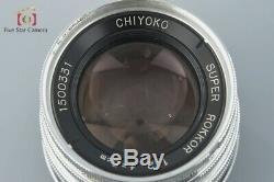 Very Good! MINOLTA Chiyoko SUPER ROKKOR 50mm f/2 L39 LTM Leica Thread Mount