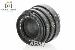 Very Good! Minolta M-ROKKOR 28mm f/2.8 Leica M Mount Lens from Japan