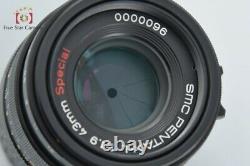 Very Good! PENTAX SMC L 43mm f/1.9 Special Black L39 LTM Leica Thread Mount