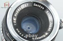 Very Good! Sankyo Koki KOMURA 35mm f/2.8 L39 LTM Leica Thread Mount Lens