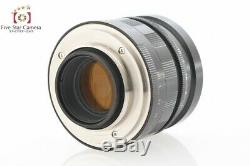 Very Good! Voigtlander NOKTON 50mm f/1.5 Aspherical Black L39 Leica Screw Mount