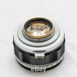 Vintage Canon Rangefinder 50mm f1.2 Prime Leica Thread Mount L39 LTM