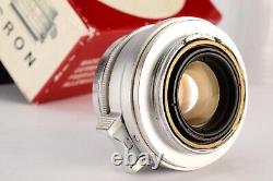 Vintage Leica 35mm F/2 Summicron Screw Mount 8-element LTM Infinity Lock Lens