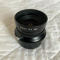 Voigtlander 25mm f4 MC Snapshot-Skopar Leica L39 M39 with m-mount adapter Clean