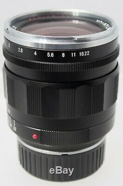 Voigtlander 35mm F1.2 -Mint- Nokton Aspherical VM II Lens For Leica M Mount