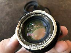 Voigtlander 35mm F1.4 Leica M Mount Lens Genuine Hood