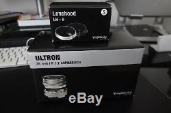 Voigtlander 35mm F1.7 ULTRON Silver Boxed, Leica M Mount Sony A7, A7R