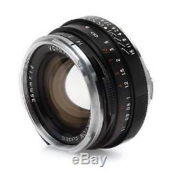 Voigtlander 35mm f1.4 Nokton Classic SC Leica M Mount Lens