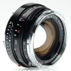 Voigtlander 35mm f1.4 Nokton Classic SC Lens for Leica M Mount