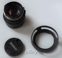 Voigtlander 35mm f/1.4 Nokton Leica M-mount + lens hood + B+W F-PRO filter boxed