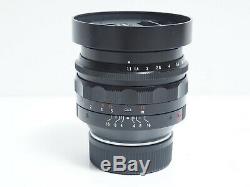 Voigtlander 50mm F/1.1 Aspherical Lens for Leica M mount Excelent++