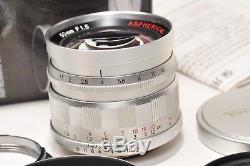 Voigtlander 50mm f1.5 NOKTON Aspherical, Leica LTM/ screw mount, M adapter