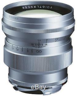 Voigtlander 75mm f1.5 Nokton ASPHERICAL vintage line, black for Leica M mount