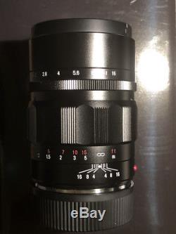 Voigtlander 75mm f1.8 f/1.8 VM Leica M mount Black Boxed UK retailer November