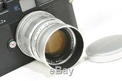 Voigtlander 75mm f2.5 COLOR-HELIAR LTM, Leica M mount adapter rangefinder lens