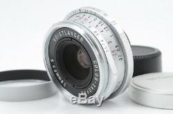 Voigtlander Color Skopar 28mm F3.5 For Leica L39 Mount Silver Excellent 06-U70