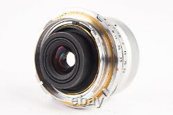 Voigtlander Color-Skopar 28mm f/3.5 Lens w Box for Leica M & M39 Mount Near Mint