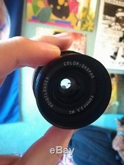 Voigtlander Color Skopar 35mm f2.5 LTM L39 M39 Leica Screw Mount Lens