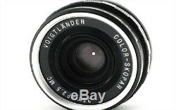 Voigtlander Color Skopar 35mm f/2.5 MC Lens L39 LTM Leica Screw Mount Very Good