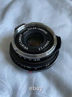 Voigtlander Color Skopar P II 35mm F2.5 Leica M Mount Lens New And Boxed