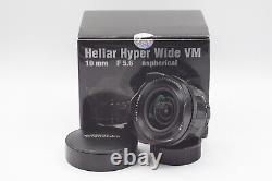 Voigtländer Heliar-Hyper Wide Aspherical 10mm f5.6 Leica M Mount Lens with Box