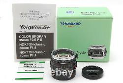 Voigtlander NOKTON Classic 40mm F1.4 S. C Wide-Angle Lens LEICA M Mount Japan 748