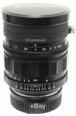 Voigtlander Nokton 35mm F1.2 Aspherical Lens. Hood For Leica M Mount