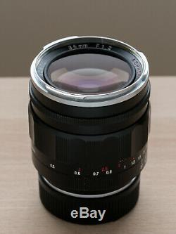Voigtlander Nokton 35mm f/1.2 Asph II (Leica M mount) with B+W UV filter