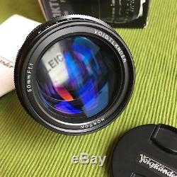 Voigtlander Nokton 50mm f/1.1 Leica M Mount Lens Mint