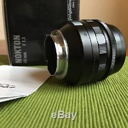 Voigtlander Nokton 50mm f/1.1 Leica M Mount Lens Mint