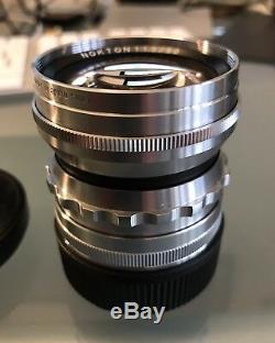 Voigtlander Nokton 50mm f/1.5 Aspherical Lens Leica M Mount Silver