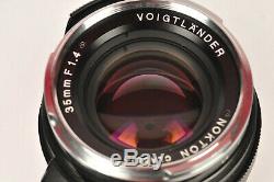 Voigtlander Nokton Classic 35mm f1.4 Lens in Leica M Mount