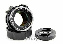 Voigtlander Nokton Classic 40mm f/1.4 Lens Leica M Mount Excellent Condition