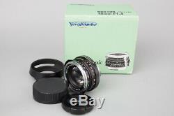Voigtlander Nokton Classic 40mm f/1.4 f1.4 MC MF Lens, For Leica M VM Mount