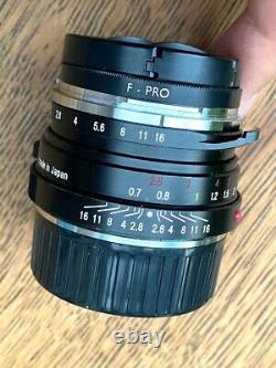 Voigtlander Nokton Classic 40mm f/1.4 lens, Leica M mount, clean, excellent