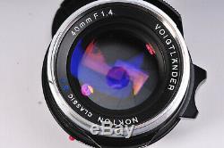 Voigtlander Nokton Classic SC 40mm F1.4 Lens in Leica M Mount