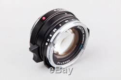 Voigtlander Nokton Classic S. C 40mm f/1.4 f1.4 MF Lens, For Leica M Mount