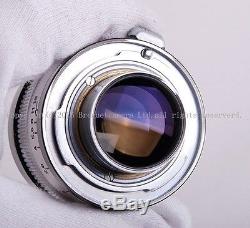 Voigtlander Prominent Nokton 50mm F/1.5 lens with MS-Pro for Leica L39 mount