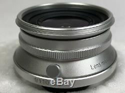 Voigtlander Snapshot-Skopar 25mm f4 Leica M39 screw mount lens UV & finder