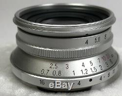 Voigtlander Snapshot-Skopar 25mm f4 Leica M39 screw mount lens UV & finder