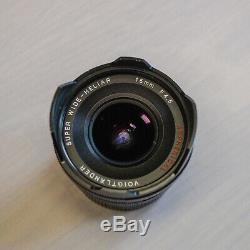 Voigtlander SuperWide HELIAR ASPHERICAL VM 15mm f4.5 Leica M-Mount Lens Only