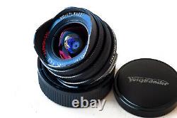 Voigtlander Super Wide-Heliar 15mm F/4.5 Aspherical Lens Leica M Mount adapter