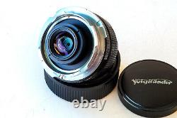 Voigtlander Super Wide-Heliar 15mm F/4.5 Aspherical Lens Leica M Mount adapter