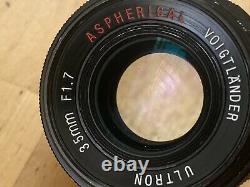 Voigtlander Ultoron 35mm f/1.7 Aspherical Lens Leica Thread Mount L39 LTM M39