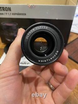Voigtlander Ultron 35mm F1.7 Aspherical, Mint Condition, Leica M Mount