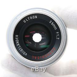 Voigtlander Ultron 35mm F1.7 Aspherical (for Leica L mount) Silver