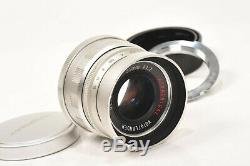 Voigtlander lens 35mm F1.7 ULTRON aspherical LTM with adapter for M Leica mount