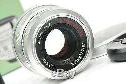 Voigtlander lens 35mm / f1.7 ULTRON aspherical Leica, Bessa rangefinders M mount